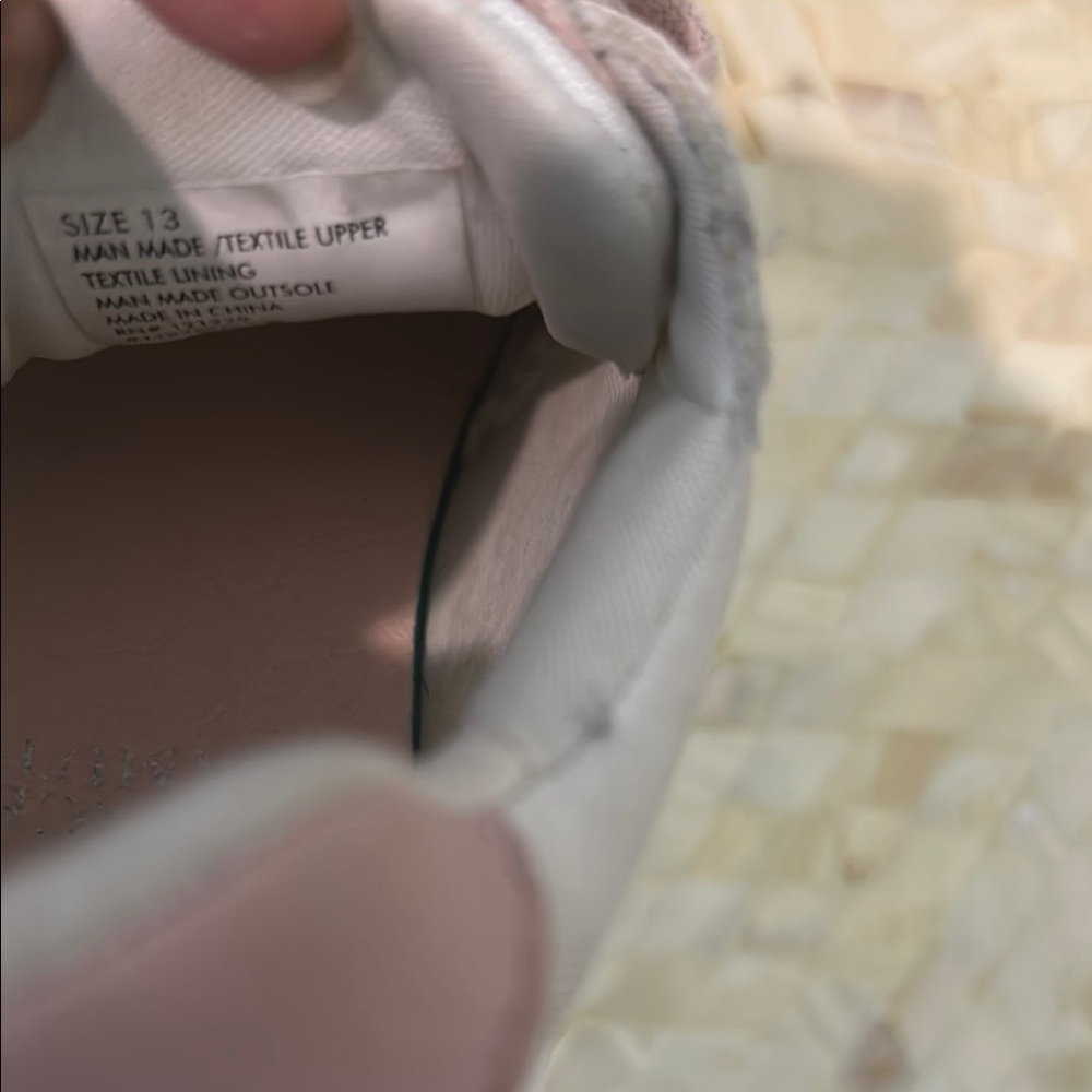 White and Pink Sneakers by Vince Camuto - Picture 8 of 9